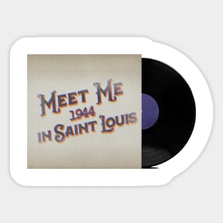 RETRO VINYL SAINT LOUIS 40s Sticker